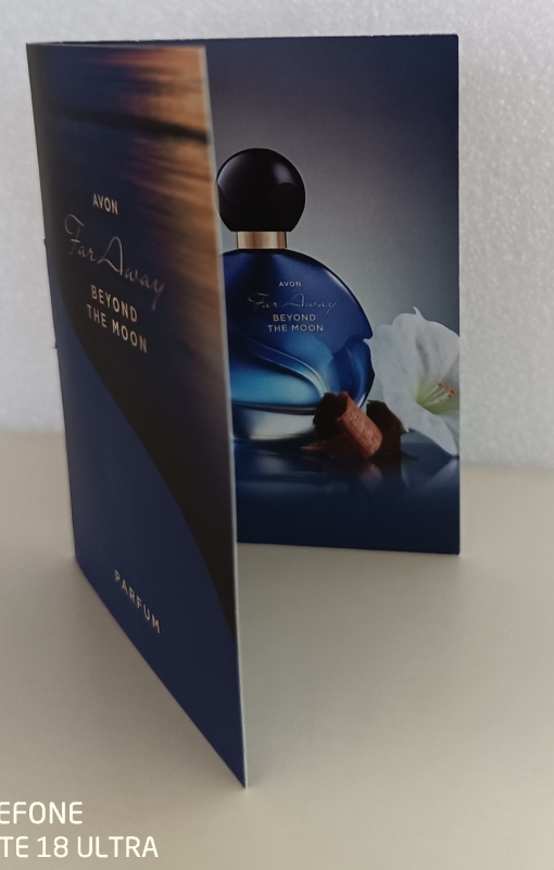 AVON Far Away BEYOND THE MOON EdP / Karte mit Duftprobe